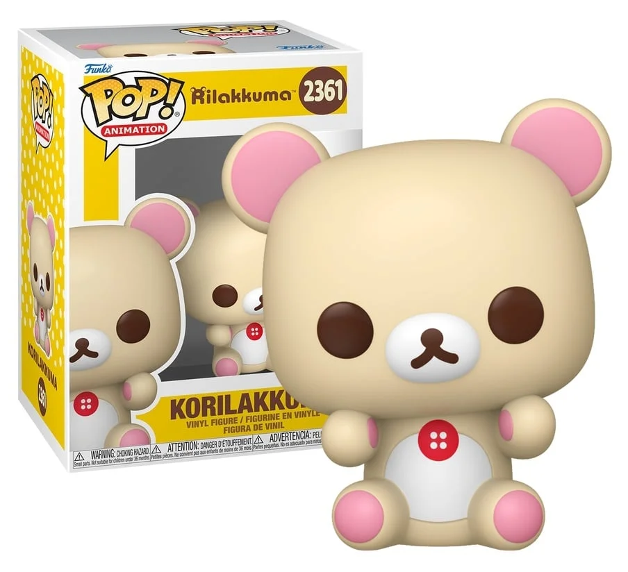 Rilakkuma POP! Animation Vinyl Figure Korilakkuma 9 cm